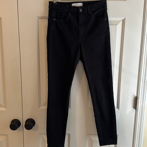 -TOPSHOP JAMIE BLACK JEANS - Size 28 - Picture 4 of 8
